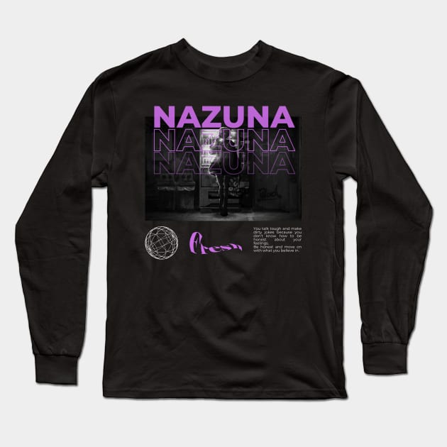 Call of the Night - Nazuna Nanakusa- Urban Streetwear Long Sleeve T-Shirt by TTWW Studios